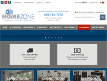 Tablet Screenshot of homezonetx.com